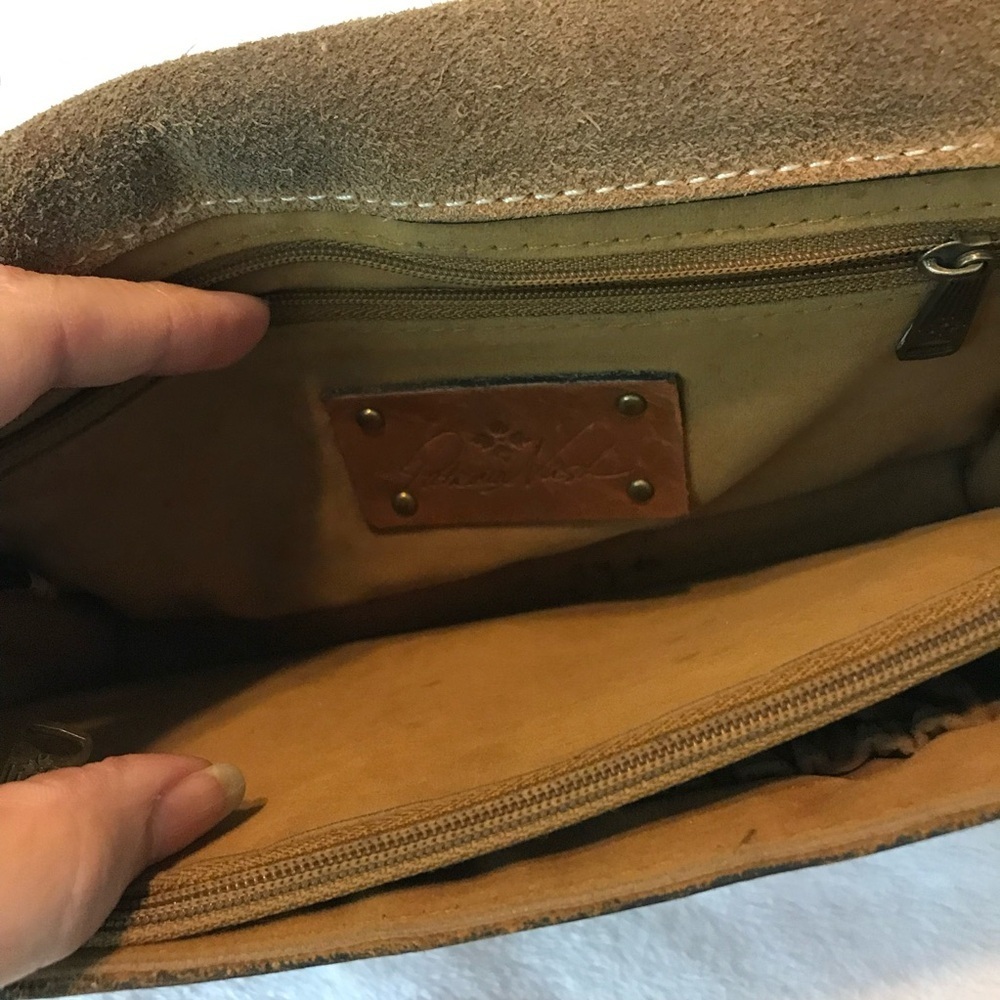 Patricia Nash Leather Purse Organizer Crossbody Shoulder Detachable Strap - Picture 13 of 16